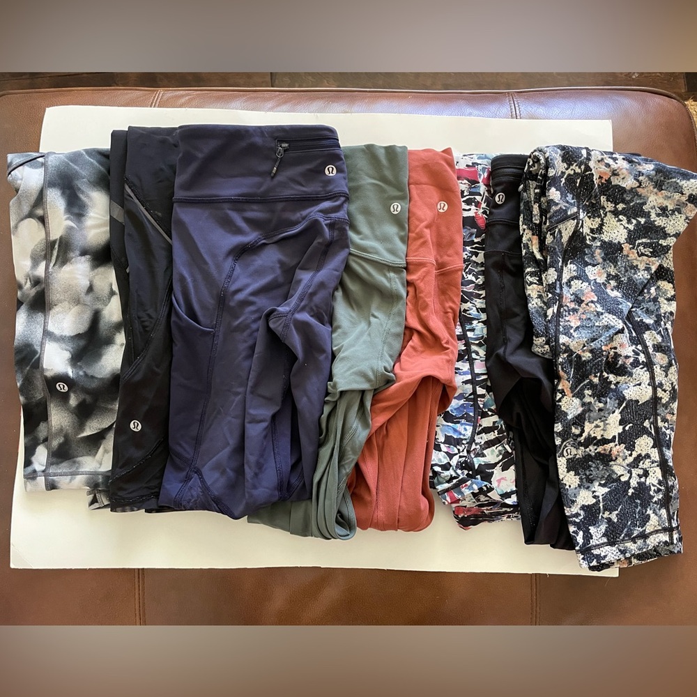 Lululemon leggings lot 8 pairs